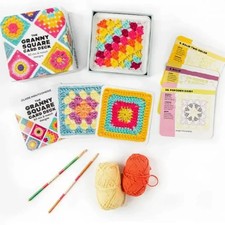 Knitting Pattern Cards - Granny Square Mix  Match for Adult