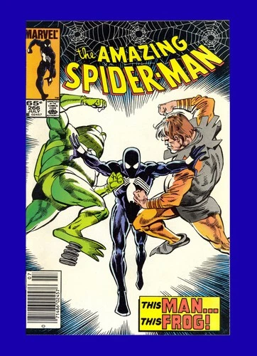 Amazing Spider-Man #266 - Toad Frog-Man Spider-Kid Black Cat - 1985 - 9.2 NM