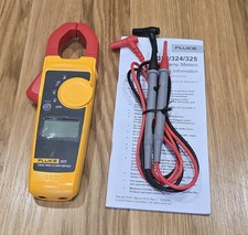 Genuine FLUKE 323 True RMS Digital Clamp Meter with Leads