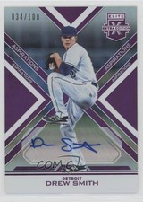 2016 Panini Elite Extra Edition Aspirations Purple /100 Drew Smith #125 Auto 1j6