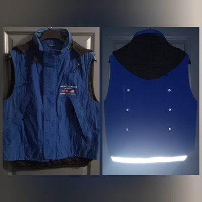 VTG 90s Tommy Hilfiger Athletics Alpine Gear Olympics Outdoors 3M Vest Sz M