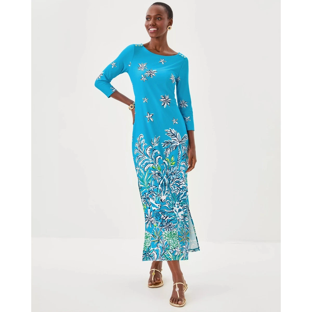 Lilly Pulitzer 3/4 Sleeve Maxi Dresses for Women for sale | eBay