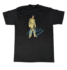 Vintage Black  Gold Elvis T-shirt L 
