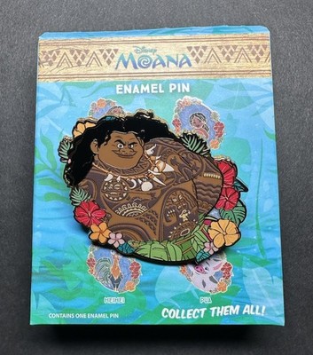 Disney Moana Floral Blind Enamel Pin - Maui (Hot Topic Exclusive)