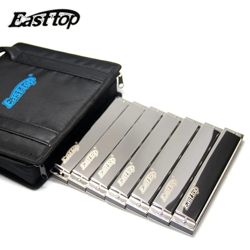 EASTTOP Tremolo Harmonica Set Professional 24Hole Mouth Organ Harmonica Set US - Image 4 of 4