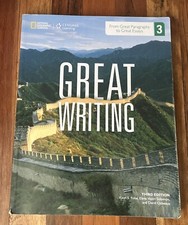 GREAT WRITING 3, From Great Paragraphs to Great Essays by Keith Folse, 3rd Ed