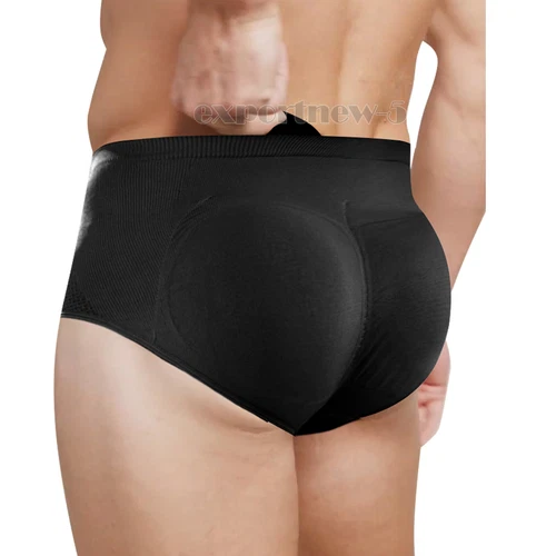 Mens Padded Underwear Briefs Butt Lifter Hips Enhancer Shaper Pants Body Shaper - Picture 13 of 30
