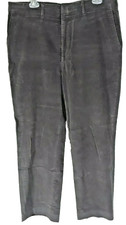 Haggar USA Magic Stretch Corduroy Mens Pants Gray 36 x 31