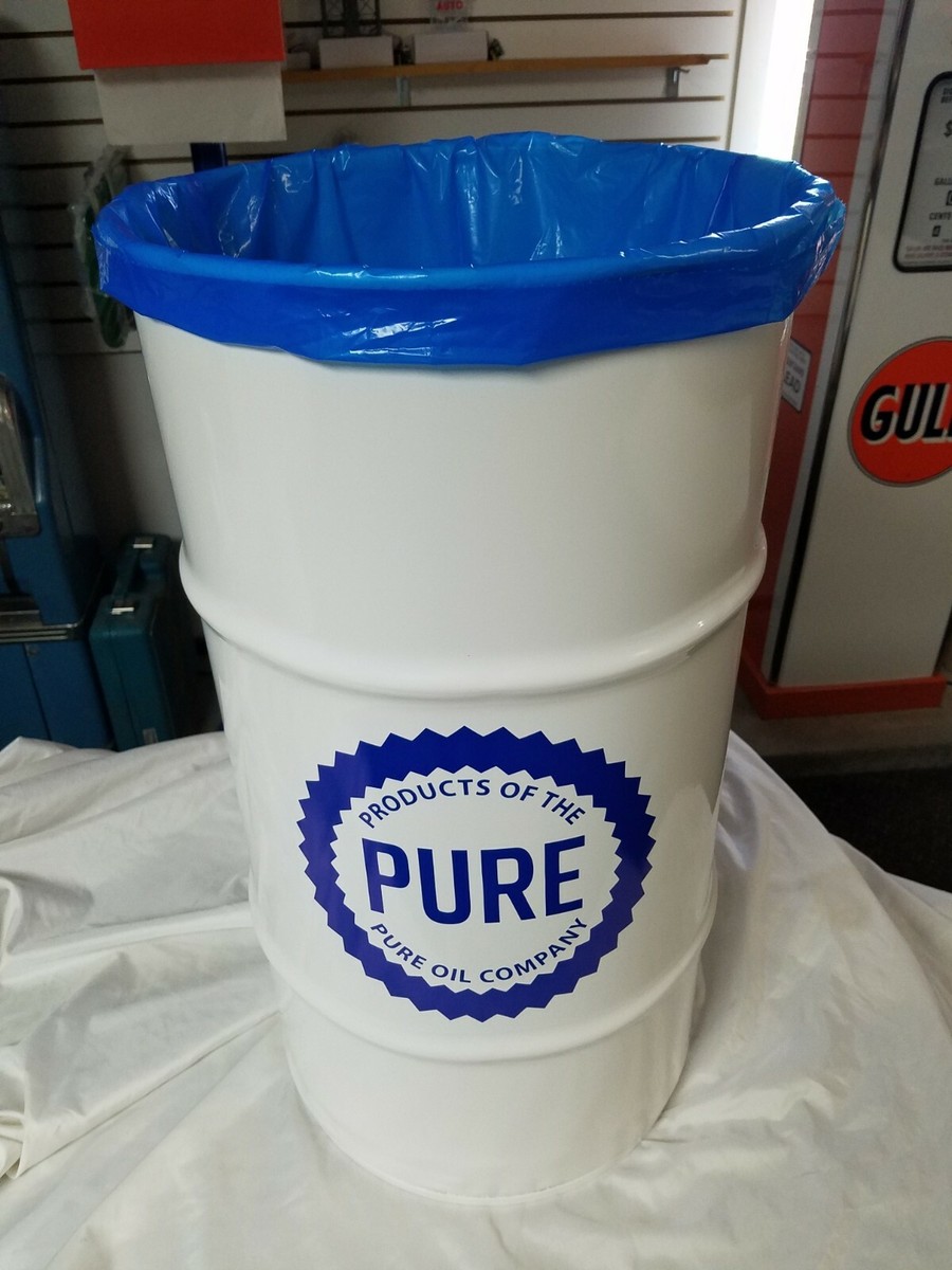 PURE OIL 40S 50S 60S VINTAGE GAS STATION STYLE 16 GALLON ROLLED