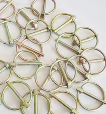 Lot of 15 Goliath Industrial 3/16" Lynch Pin - Yellow Zinc Finish LP316