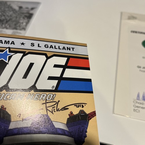 Idw G.i. Cómics Joe #212 Emerald firmados por Adam Riches certificado incluido - Imagen 6 de 9