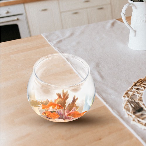 2 PCS Kleiner Fischtank Auf Dem Tisch Reisen Büro Aquarium Fischbecken - Bild 8 von 12