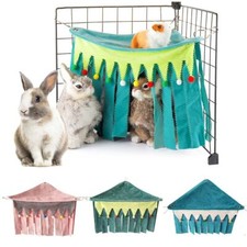 Pets Cage Corner Guinea Pig Hideout Rabbit Hiding Tent Hamster House Rat-Nest