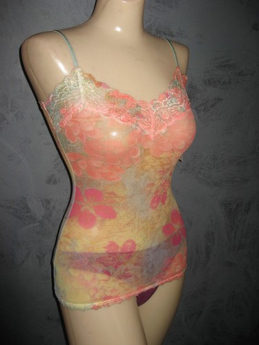 Claire Pettibone Cami Tank Butterflies ALYSSIA Lace M NWT + L Bella Violet Thong - Picture 8 of 13