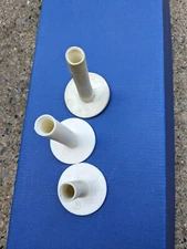 Set Of 3 Rubber Driving Range Golf Tees 3 Different Sizes Nice!