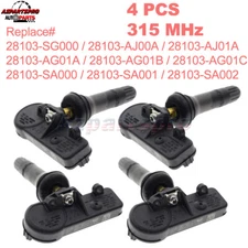 4PCS TPMS Tire Pressure Sensors for Subaru Impreza 2008-2016 Impreza R / Sport