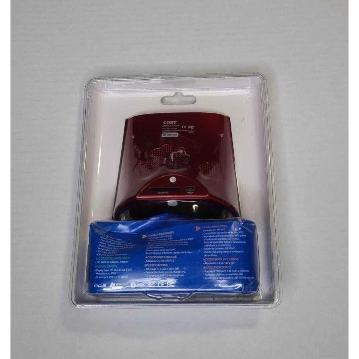 NEW COBY DP356 Digital Photo Album/Alarm Clock/Plays MP3 & WMA Music - Image 3 of 4