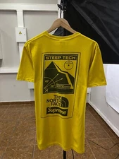 🇺🇸 Supreme The North Face Steep Tech 2016 t-shirt Rare Retro size M color...