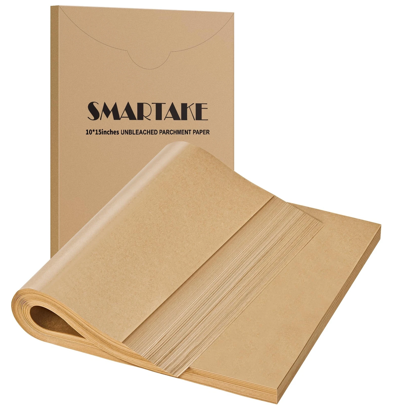 200 Pcs Parchment Paper Baking Sheets 10x15 Inches Non-Stick Precut Baking Pa...