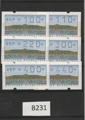BRD ATM 2.1.1 - VS3 aus 1993 Werte 100/440 Pfennig postfrisch **   B231