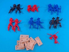 BRITAINS DEETAIL DSG  UNPAINTED 12 MEXICAN FIGURES 2 FULL SET 7520 ASSORTED