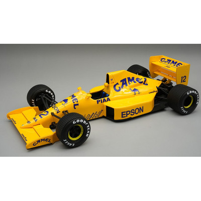 LOTUS 101 N.12 AUSTRALIAN GP 1989 S.NAKAJIMA C/VETRINA 1:18 Tecnomodel