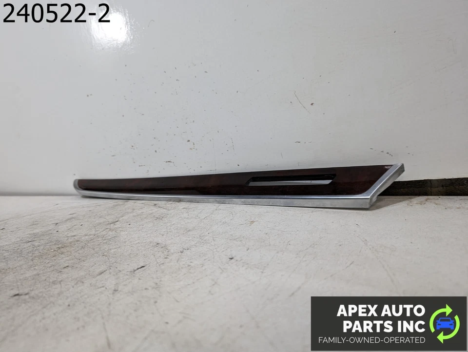 OEM 2007 Audi A6 3.1L FRONT DRIVERS LEFT DOOR TRIM WOOD 4F0867409B Foto 3 de 4