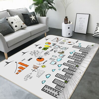 3D Hand Painted Creation NAO5202 Game Rug Mat Elegant Photo Carpet Mat Fay