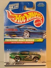 Hot Wheels Treasure Hunt TH - 1998 #758 - 57 CHEVY # 10/12 - Green