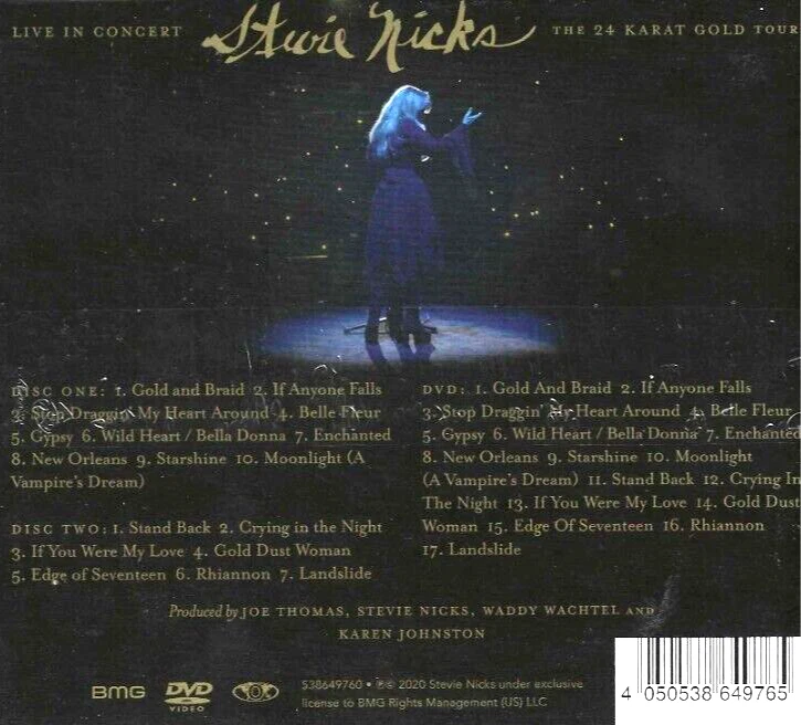Stevie Nicks , NEW 2 CDS & DVD ,24 Karat Gold Live Concert Best of Hits Greatest - Image 3 of 4