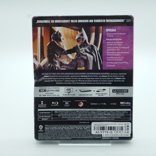 Batmans Rückkehr Steelbook - 4K ULTRA HD + Blu-Ray - Sehr Gut - Picture 2 of 7