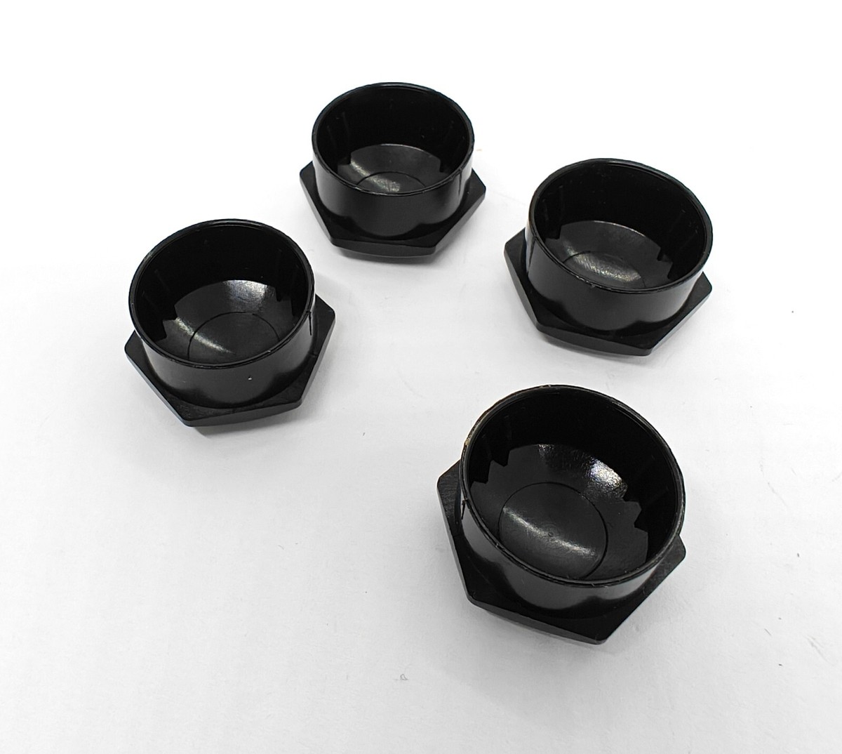 Partsdealers Locking Wheel Nut Covers For Volvo – Dark Grey Metallic, 19mm, Set Of 4 – C30 To XC90