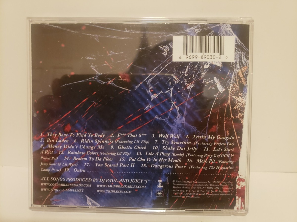 Three 6 Mafia ‎DA UNBREAKABLES CD 2003 696998903029| eBay