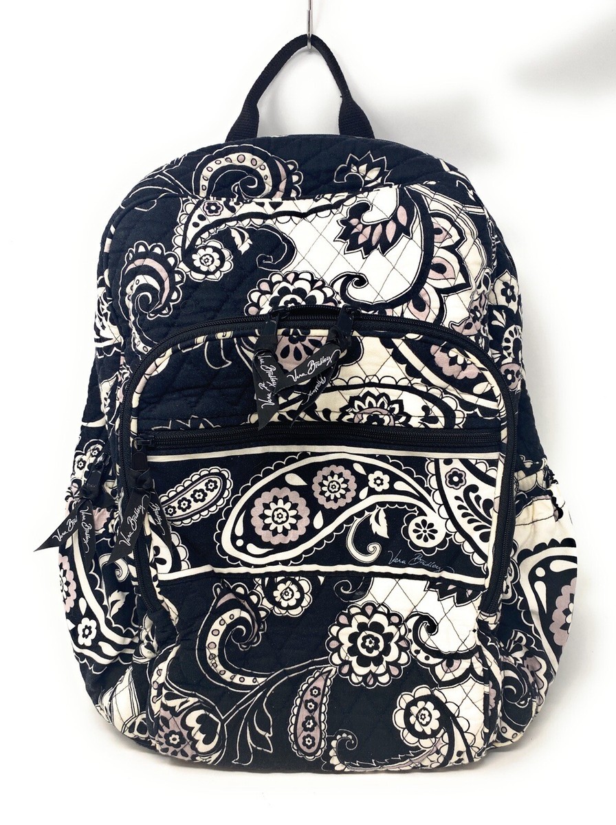 Vera Bradley Campus Backpack Midnight Blooms Floral College 