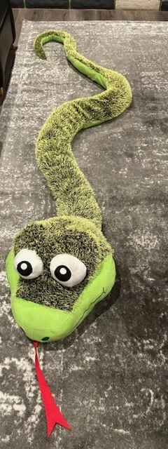 Fiesta Toy Giant Stuffed Animal Snake 10 Feet Long Soft Green Big