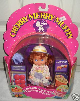 9211 NRFB Vintage Mattel Cherry Merry Muffin Bubblegum Becky Doll