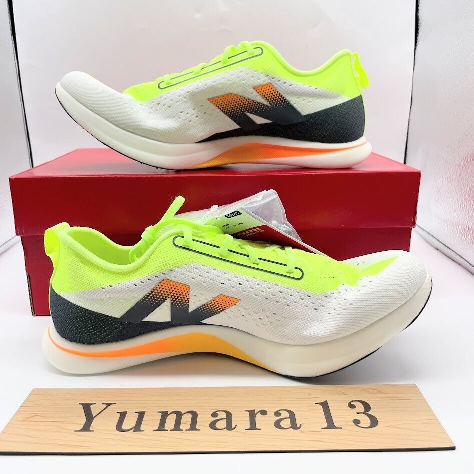 New Balance FuelCell MD-X V3 F White Lime width D UMDELRSF New Balance FuelCell MD-X V3 F White Lime width D UMDELRSF