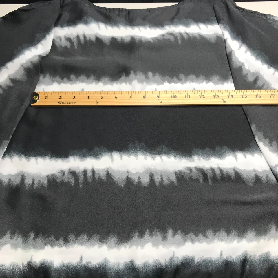 Camisa Converse Mujer Mediana Negra Rayas Manga Dolman Pullover Blusa Prenda para el torso Foto 4 de 4