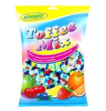 woogie Kaubonbons Toffee Mix 1kg Gemischte Kaubonbons mit Fruchtgeschmack.