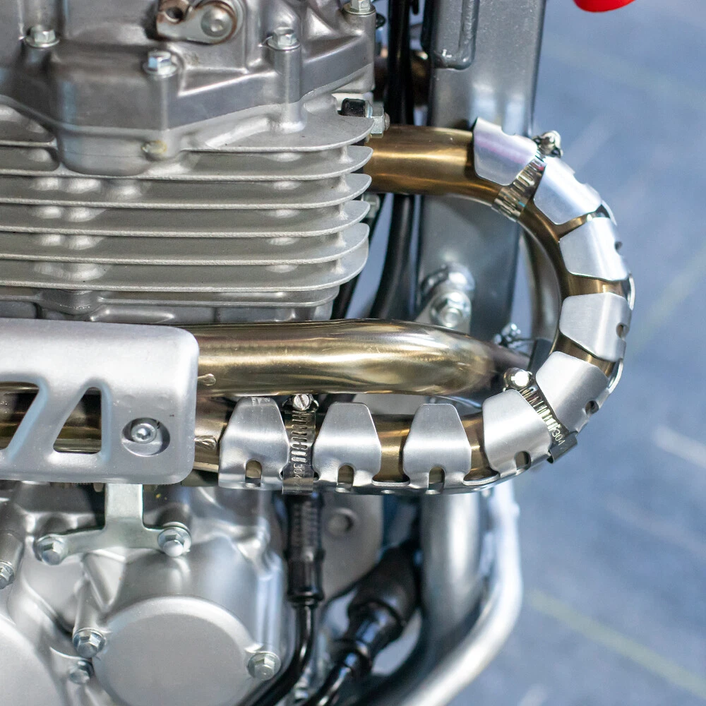 For HONDA XR250 400 Motard XR250R 400R Manifolds Exhaust Heat