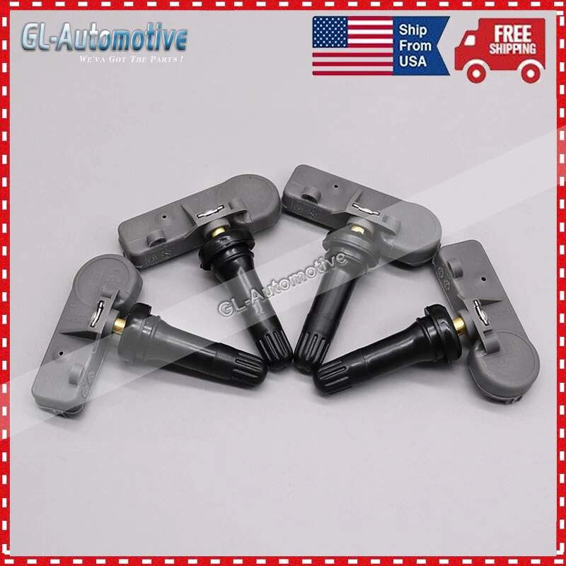 Paquete de 4 sensores de neumáticos 433 MHz TPMS 68241067AB para Jeep Grand Cherokee 2011-2016 Foto 3 de 4