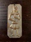 Antique Religious Orthodox Metal Tamata EX Voto Girl!!!