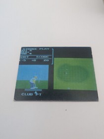 GOLF #41 Family Computer Card Menko Amada Famicom Konami Vintage 1985 Japan A3