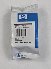 HP 27 Original Ink Cartridge Black C8727AN New Open Box