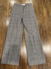 Womens Size 4 MaxMara Italian Wool Trouser Pants Wide Leg