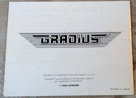 Istruzioni NES Gradius Nintendo Simpsons krustys