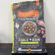 Instinct Raw Boost Healthy Weight Grain Free Recipe with Real Chicken Natural...
