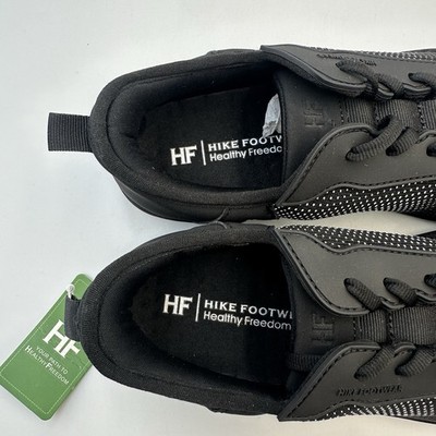 Hike HF Stride Sneaker Barefoot Black White Lace Up 3 Sizes  display picture 1