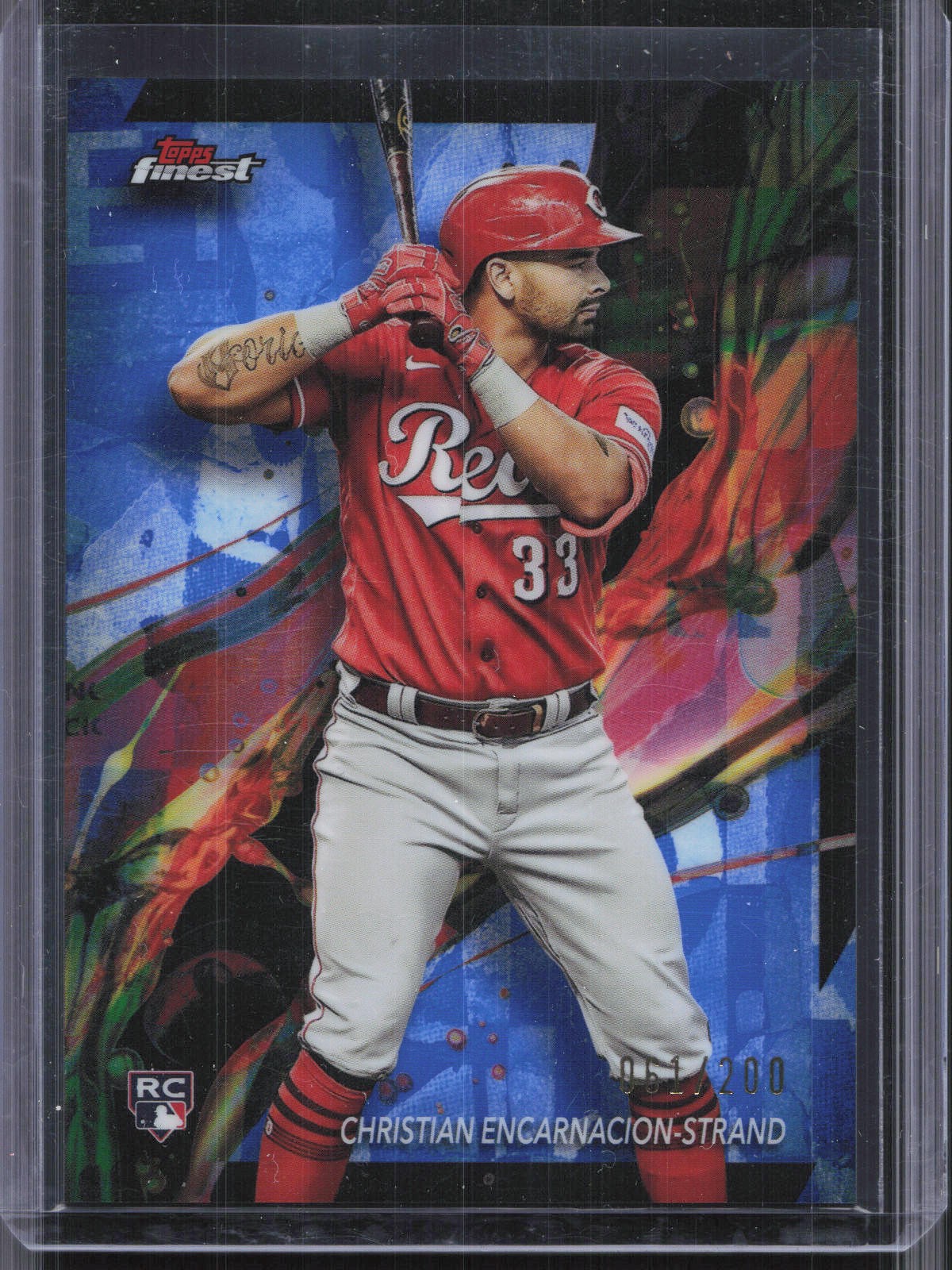2024 Finest #4 Christian Encarnacion-Strand Blue Refractors #/200