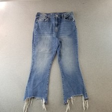 No Boundaries Jeans Women's Sz 13 Stretch Mat. Med Wash Normcore Cute Trendy